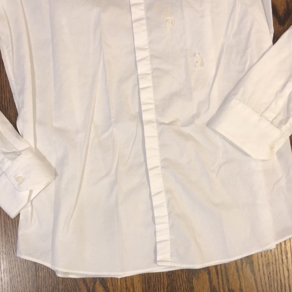 FENDI Dress Shirt with Logo Appliqués - Picture 4 of 9